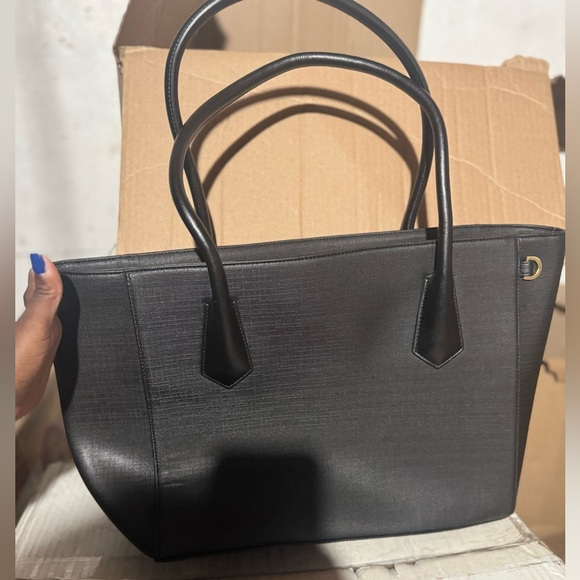 Dagne Dover Signature Tote in color Onyx - Picture 4 of 4